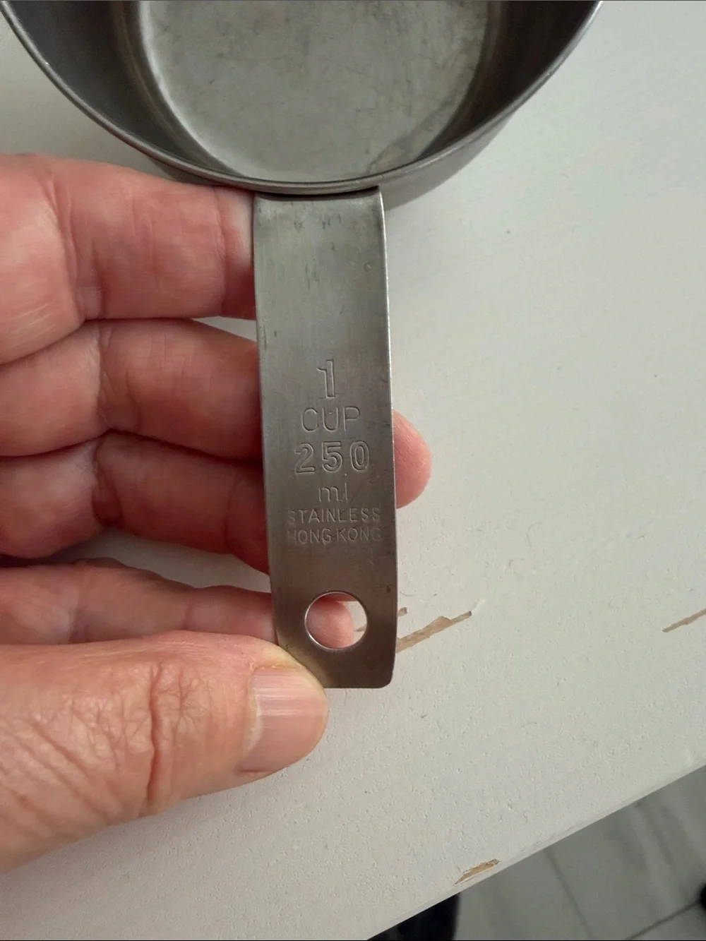 Stainless Steel Vintage Nesting Measuring Cups (3) Hong Kong